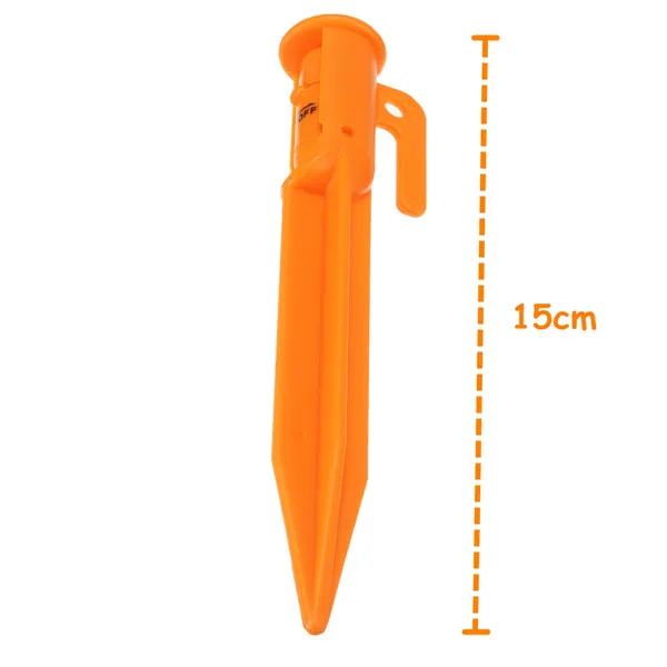 Wholesale-High Quality 15cm Led Lights Practical Outdoor Tent Pegs Camping Trip Survival Accessory