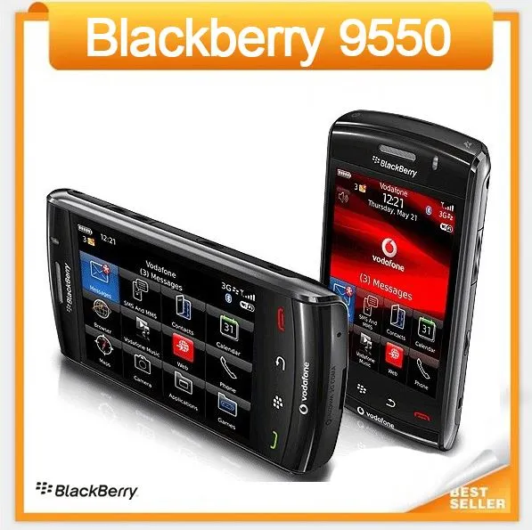 Oryginalna BlackBerry Storm2 9550 Telefon komórkowy 3G WiFi GPS 3,2mp Ekran dotykowy Ekran dotykowy odnowiony