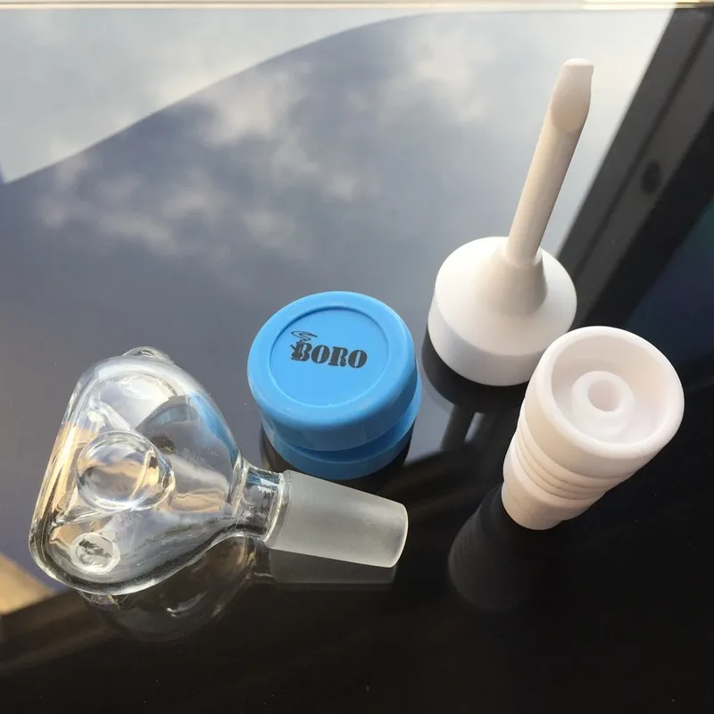 Nargile ile 14mm Seramik Tırnak Carb Cap Cam Bong Dab Rigs Su Boruları 3 Katmanlar Perc Sigara Su Bonglar Düz Tüp 10xx-3