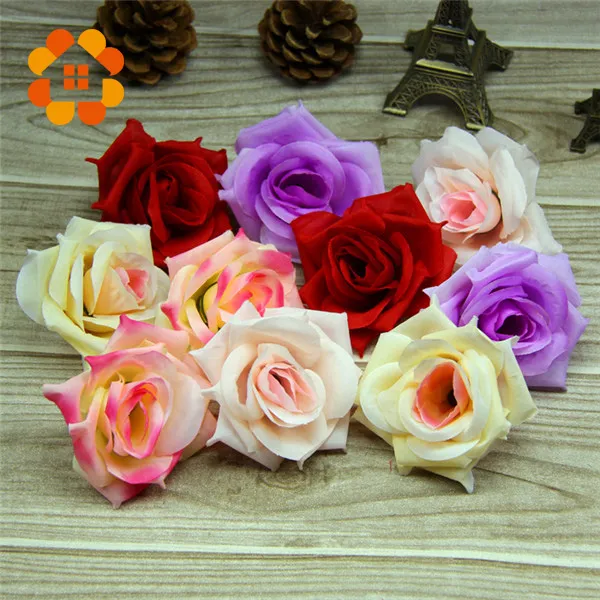 2018 simulatie grote roos kunstbloemen bal hoofd broche festival home decor bruiloft decoratie decoratieve bloem zijde bloem hjia048