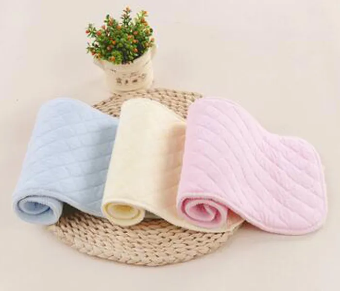 / lote 3 camada de algodão ecológico fraldas reutilizáveis ​​lavável fralda de pano do bebê micro fralda infantil frete grátis