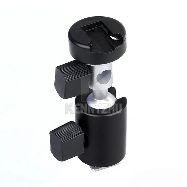 360 Degree Swivel Flash Shoe Support Mount C Bracket Umbrella Holder for 14quot 38quot Tripod Light Stand7854308