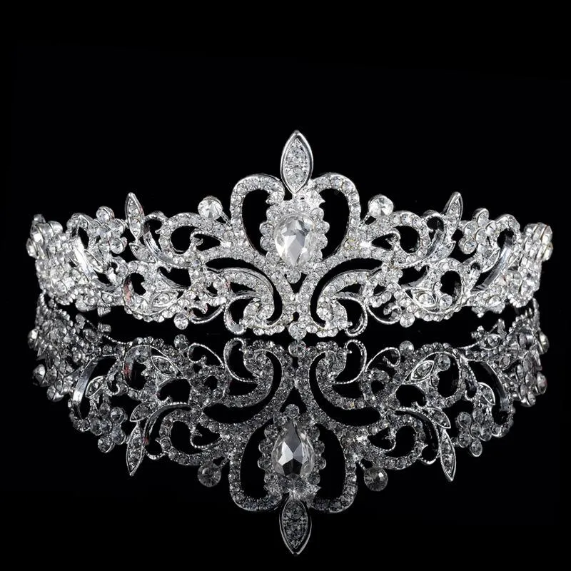 Brillantes cristales con cuentas coronas de boda 2019 bridal cristal velo tiara crown diadema accesorios para el cabello fiesta de la boda tiara envío gratis