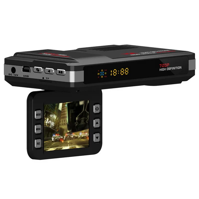 SQ680S 3 в 1 VGR видео GPS радар-детектор X. K. KA группа Google Map 3 оси G-сенсор 720P высокой четкости объектив автомобильный видеорегистратор для ночного видения электронной собаки