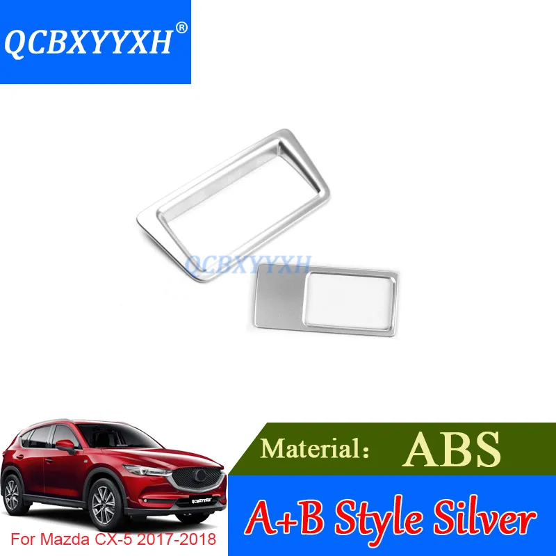 QCBXYYXH Internal Decorations Stickers ABS Car Styling Headlight Switch Button Sequins For Mazda CX-5 2017 2018 Internal Covers