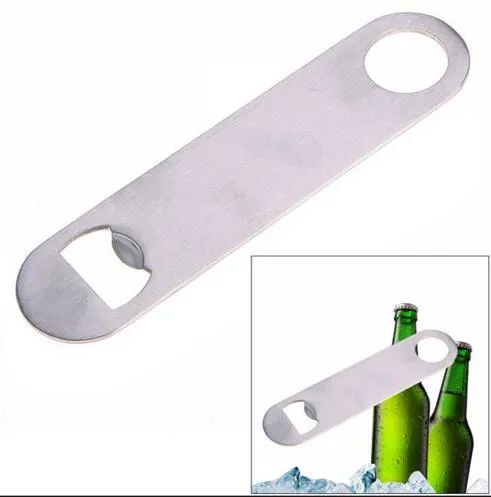 by DHL or EMS Speed Bottle Cap Opener Unique Large Flat Stainless Steel Remover Bar Blade