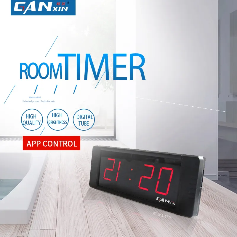 [Ganxin] HEIßER Verkauf Billiger Led Digital Uhr mit Timer Count down/up 1 zoll 7 segment Rot mini Indoor display Wanduhr Drahtlose Fernbedienung