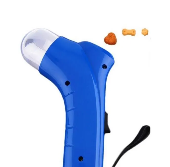 Pet Treat Launcher Pets Food Spray Gun Pet Feeding Catapult Gun Dogs Cats Outdoor Interactive Toy