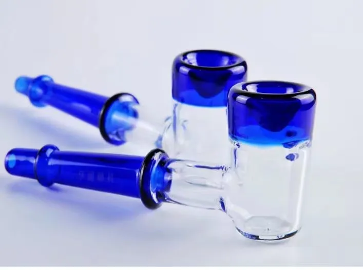 Mavi boru toptan cam boru sigara içme boru bağlantı parçaları