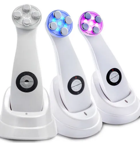 Home Use 5 in 1 EMS no-needle mesotherapy electroporation RF photon LED skin beauty device KD9900 facial lifting massager