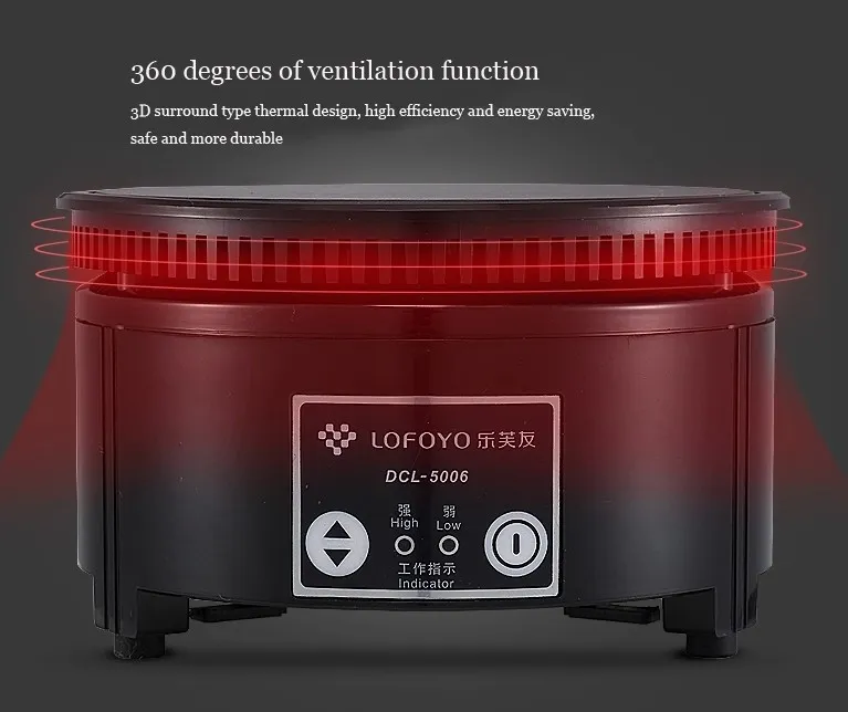 0.9L Global General Mini Induction Cooker 110 240V Portable Universal Travel Electric Cooker For