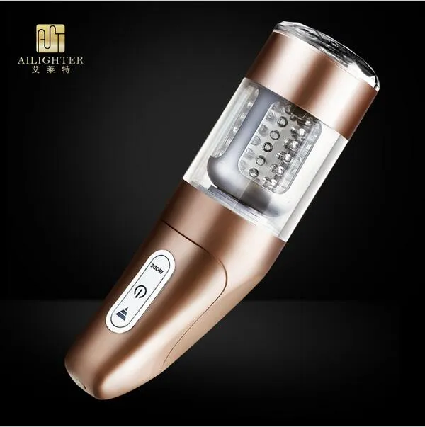 KATERINA II Male Automatic Masturbation Machine Rotation Cup 10.43 in Gold  White Medical Silicone from Dhgate Sex Toys For Couples