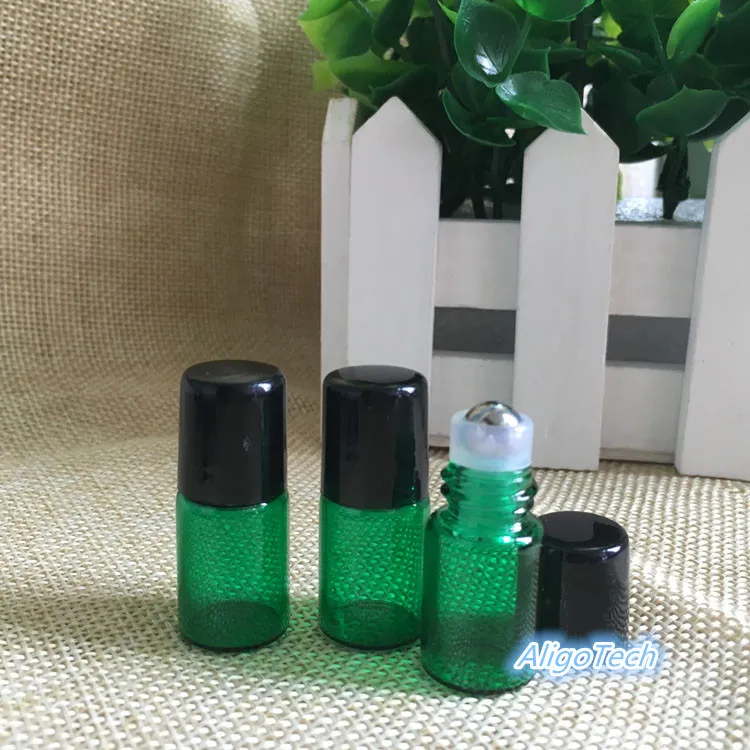 Mix 2ml Small Glass Colorful Roller Bottles 2CC Glass Roll-On Fragrance Perfume Bottles Refillable & Portable Roll On Bottle