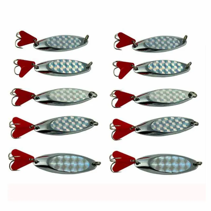 Hard Metal Spoon Fishing Lures Fresh Water Saltwater Fishing Wire