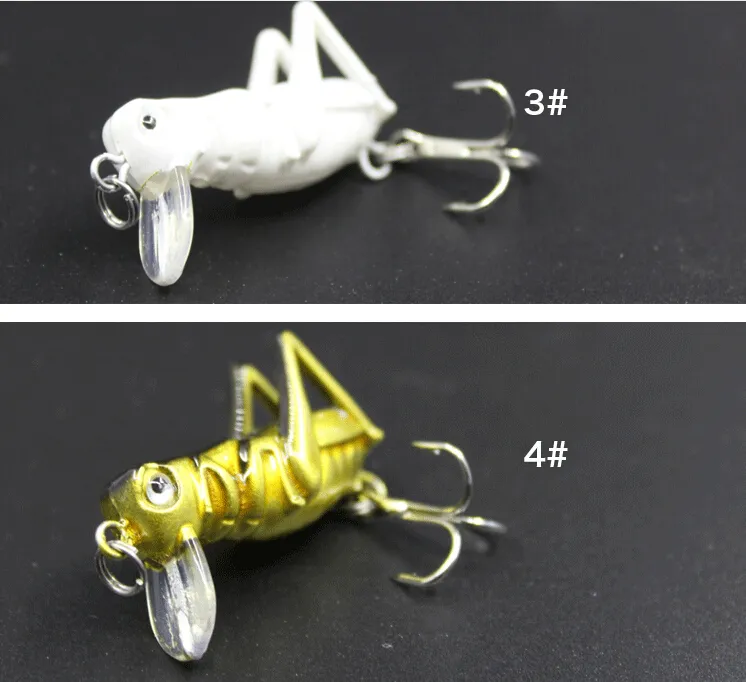 5.5 cm 3g Locust Bait Bra för fiskens kärlek.