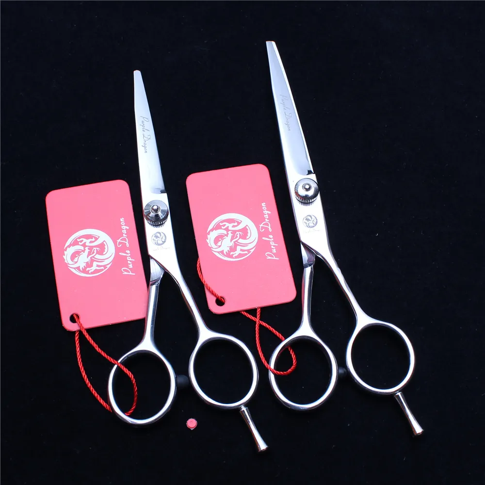 Z1002 5.5''/6.0'' Purple Dragon Hairdressing Scissors Factory Price Cutting Scissors Thinning Shears professional Human Hair Scissors