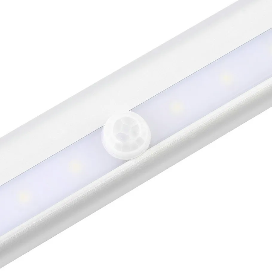 Draadloze bewegingssensorlamp StickOn Draagbare batterij-aangedreven 10 LED-kast Kast LED-nachtlampje Traptrede Licht wandlamp5905783