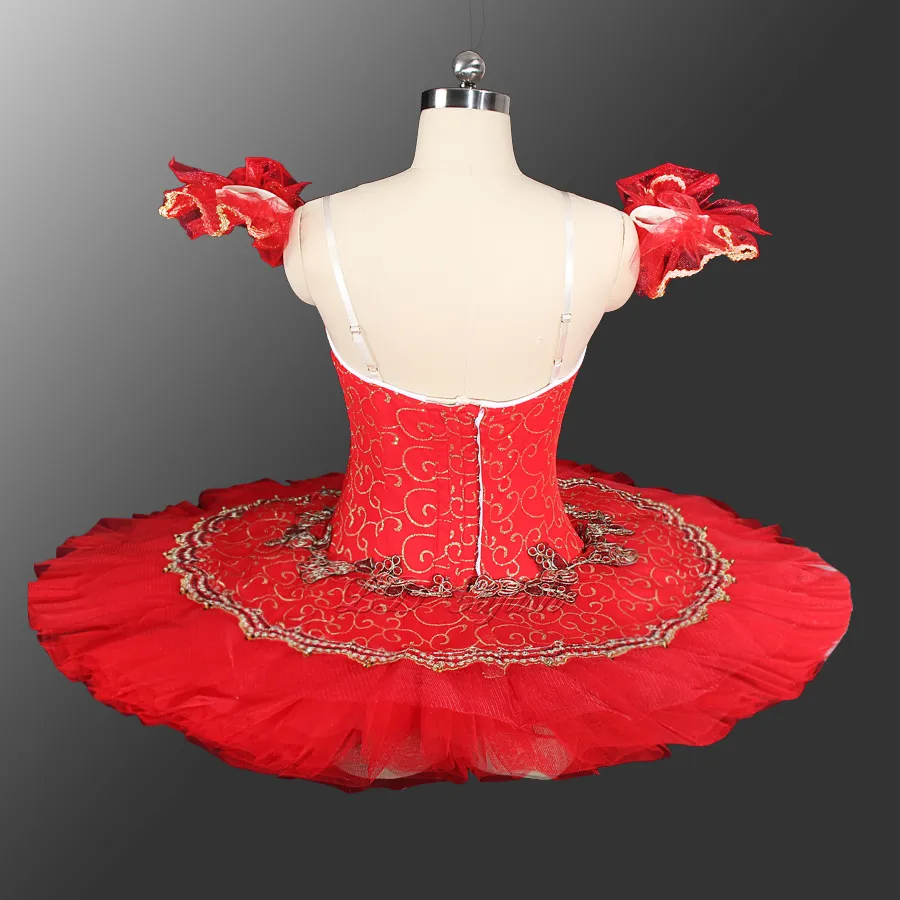 Rotes Ballett-Tutu, Ballett-Bühnenkostüme, blau, professionell, klassisch für Leistung, Schwarz, Grün, Ballett-Tutu LD0014