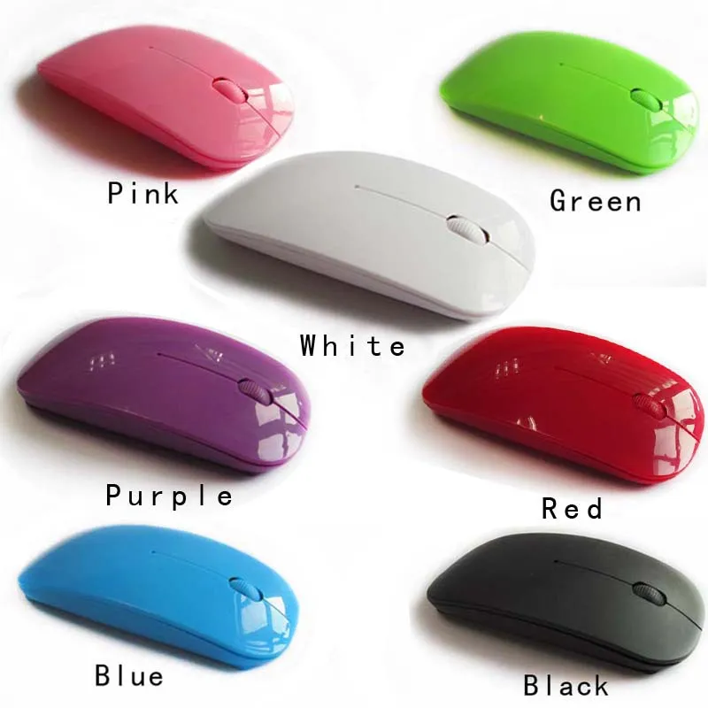 Presente de Cash Factory 24 G Mouse Optical sem fio Ultrathin Wireless Mouse Bluetooth Mouse Usb Receiver7163211