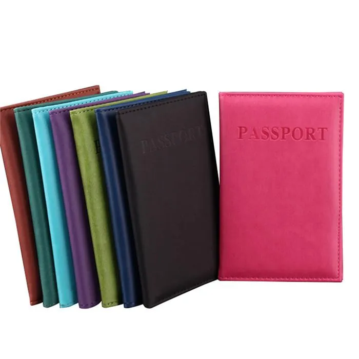 Fashion Passport Wallets Card Holders Cover Case Protector PU Leather Travel 14.2*9.8CM