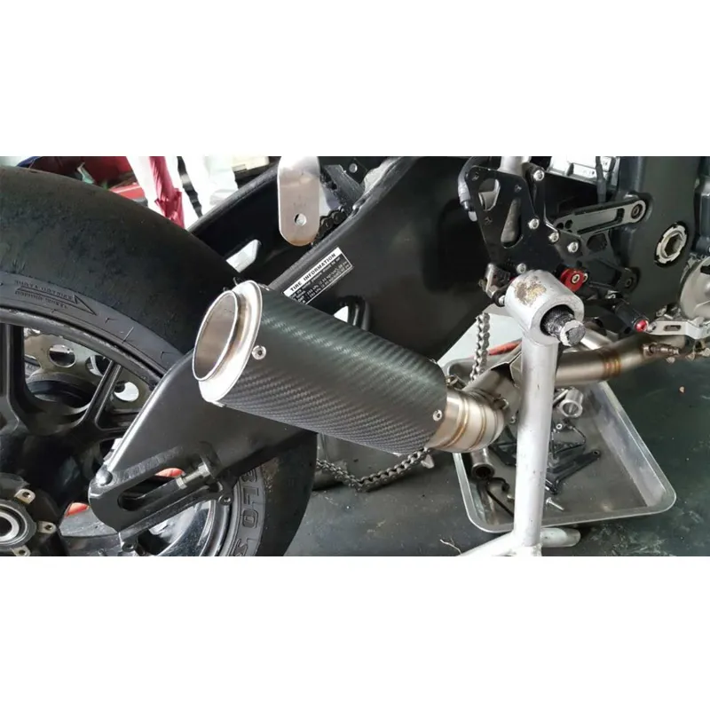 ヤマハr1のためのオートバイの排気中の管R1のステンレス鋼のバイクの排気ミッドリンクパイプ