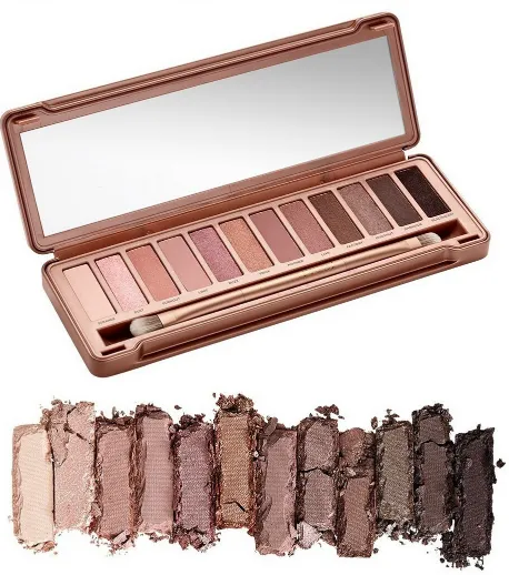 Eyeshadow Palette Den första 2: a 3: e generationen Makeup Nyaste 12 färger Cosmetic Shimmer Matte Eye Shadow With Brush7131457