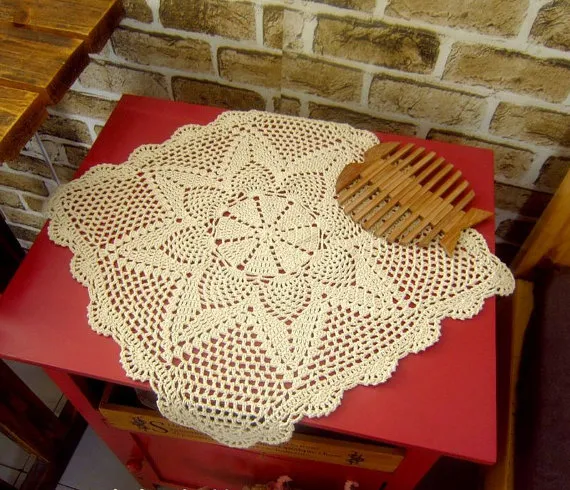 padrão de crochet mão café mesa quadrada de coco, cabeceira tampa, tampa do gabinete para decoração de casa, mesa quadrada decor casa do vintage