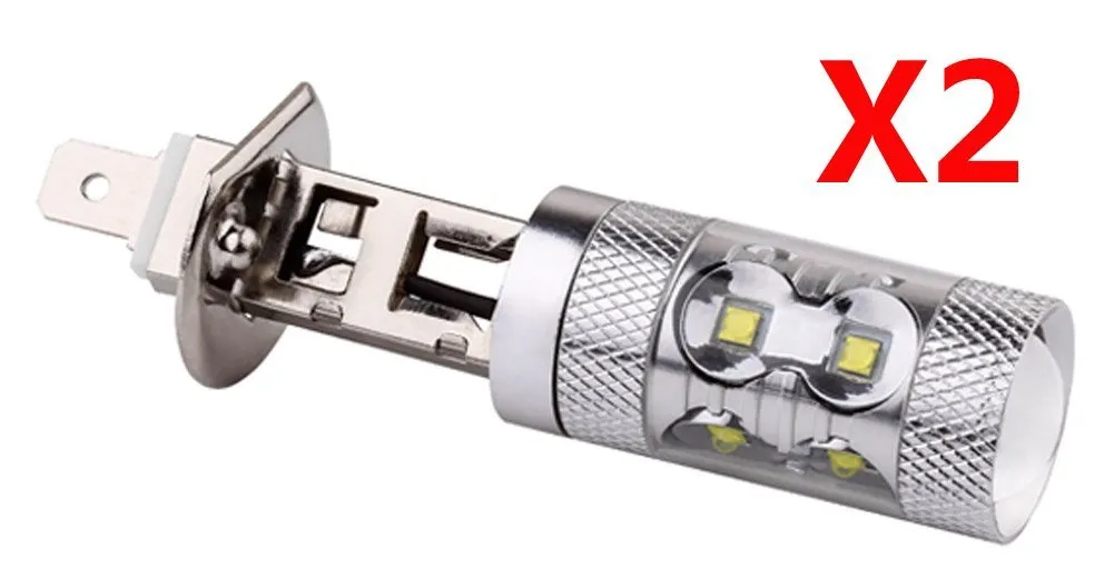 Bil LED H1 H3 H4 H7 H11 9005 9006 T20 T25 1156 1157 Hög effekt 60W R5 dimma körlampa