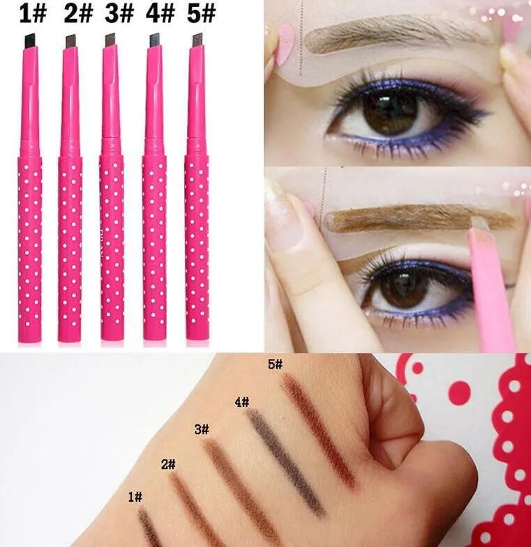 Natural Waterproof Longlasting Shadow Eyebrow Pencil Kit Eye Brow Pen Make Up Liner Powder Shaper Cosmetic Makeup Tool Factory PRI6440468