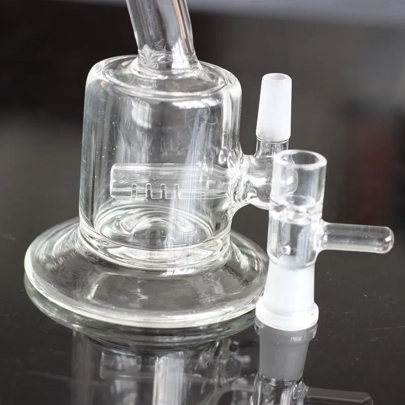 5,5 Zoll Mini Bubbler Aschefänger Wasserpfeifen Inline Perkolator Wasserpfeife Bohrinsel Bong 10,0 mm Gelenk