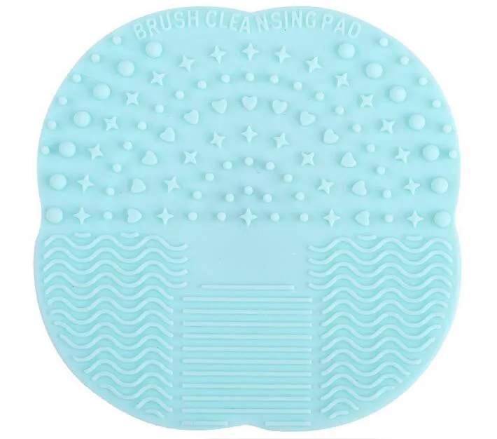 Brosse de maquillage en Silicone chaude brosse cosmétique nettoyant nettoyage épurateur conseil tapis outils de lavage tampon outil à main
