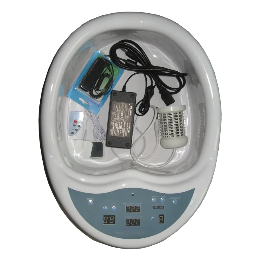 Hot Ion Cleanser By DHL/Fedex/UPS/EMS C03 TENS PADS High Ionic Cleaner Detox Machine Footbath Foot Spa Salon Machine