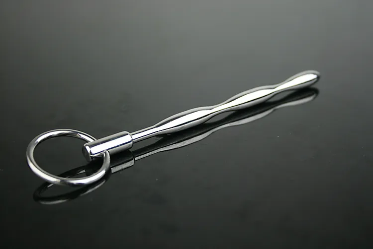 Penis Plug Male Dildo Toys Urethral Sound med rostfritt stål Ring Man Penis Plug Vuxen Fetisch Sexprodukter