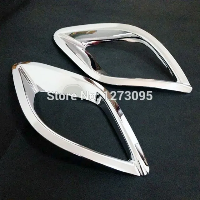 2015 MAZDA CX-5 CX 5 CX5 ABS Chrome Achtermist Licht Lamp Cover Trim Fog Light Cover Exterior Car Styling Accessoires