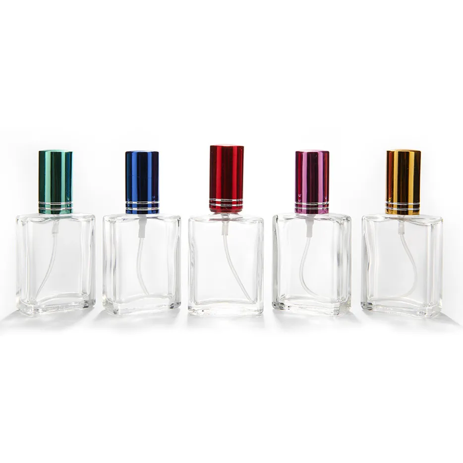 Rechargeable- Flacon-Spray Atomiseur -Plastique Transparent- Parfum Flacon-Huiles