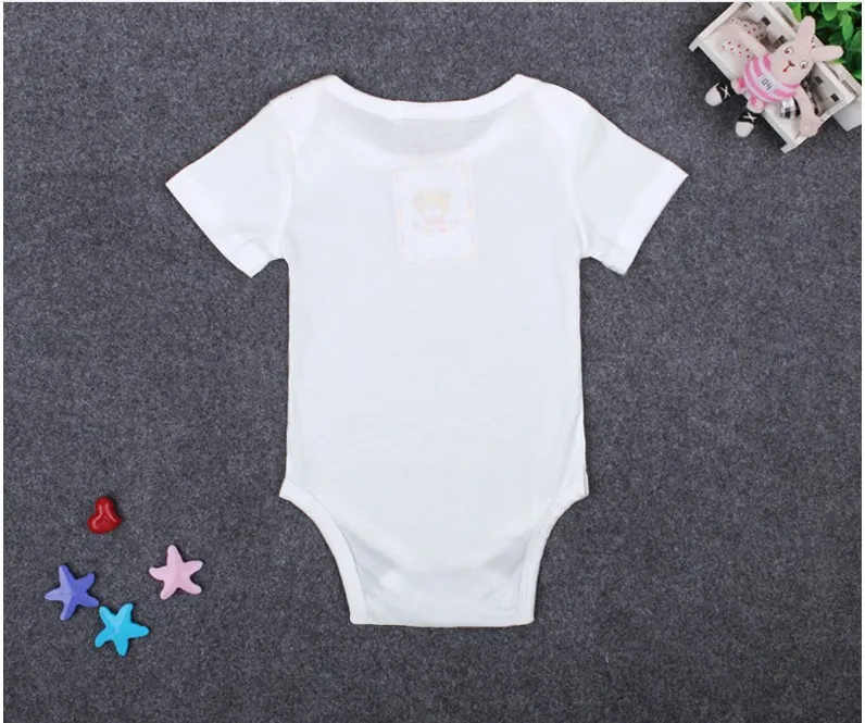 Lindo 2016 Nuevo Verano Bebé Letras Impreso Mamelucos Infant Boy Girl Mameluco de Manga Corta Niño Mono Bebés Recién Nacidos Onesies Niños de Una Pieza