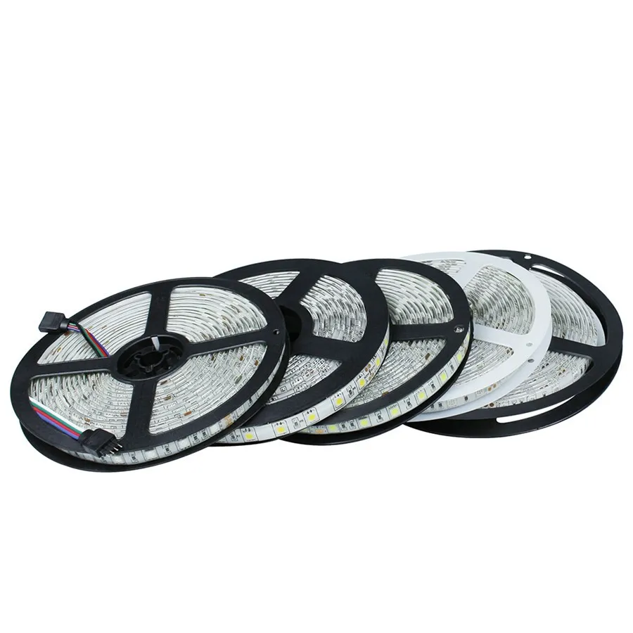 5M 24V IP65 Waterproof Flexible LED Strip 5050 300led Lighting Led Tape Ribbon Outdoor Decoration Led Ribbon WarmWhite White RGB r4728811