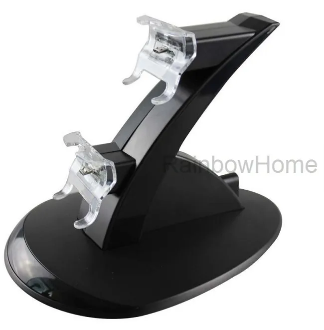 Sample Dual Charging Station Stand Holder USB Fast Charger Dock Airplane for Playstation DualShock 4 PS4 PS5 DualSense XBOX ONE Controller