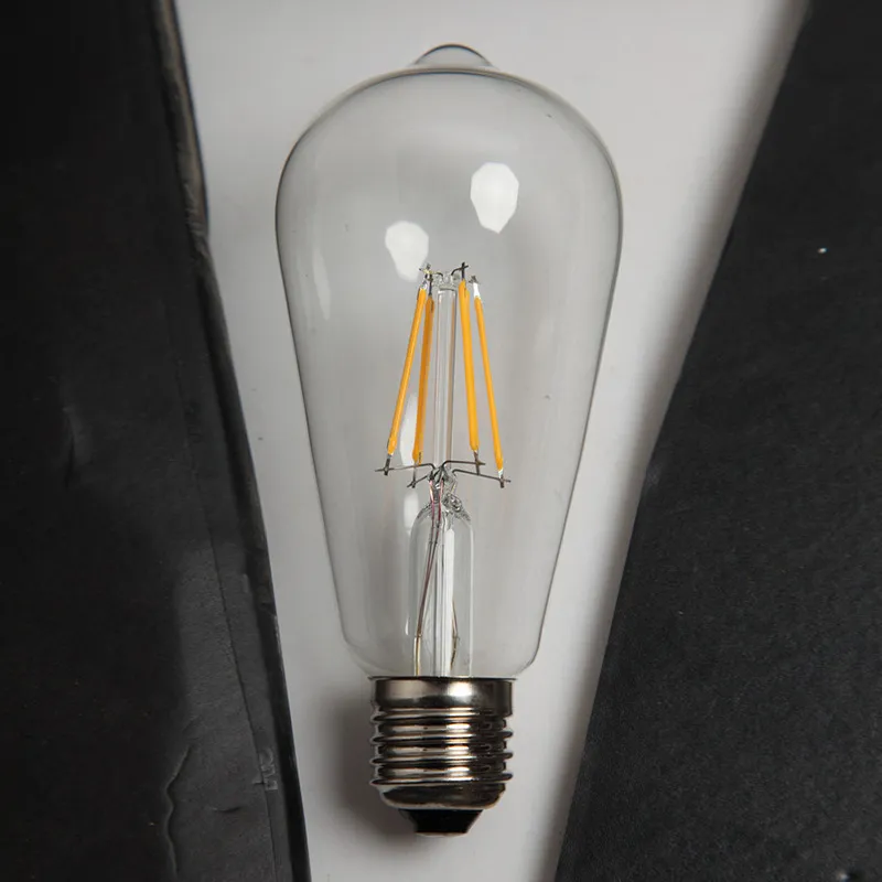 Ampoule E27 Vintage, 1 Pices Ampoule Edison Led E27 St64 Lampe