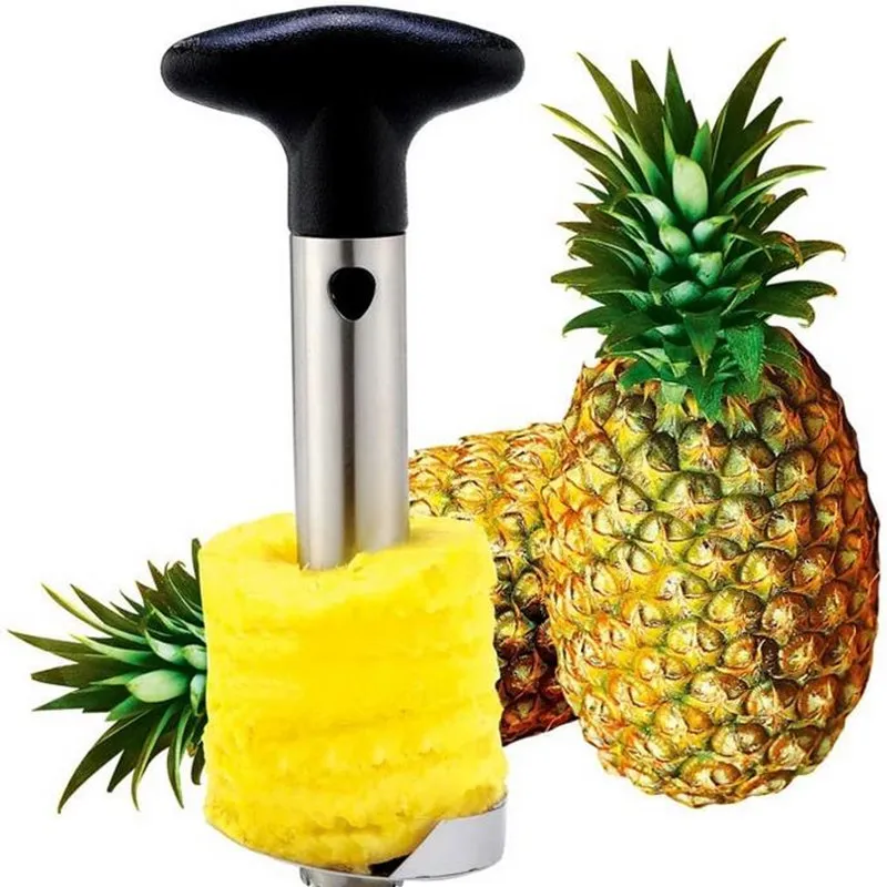 Fashion Hot Novelty Home détient en acier inoxydable Fruit Pineapple Corer Slicer Peeler Cutter Parer Knife DHL Fedex Livraison gratuite