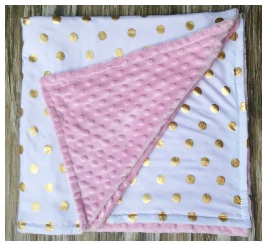 8 Couleurs Dot chevron Coton Swaddleme Bébé Minky Wrap Emmaillotage Couverture Nouveau-Né Infant Swaddle Serviette Célèbre Multifonctionnel