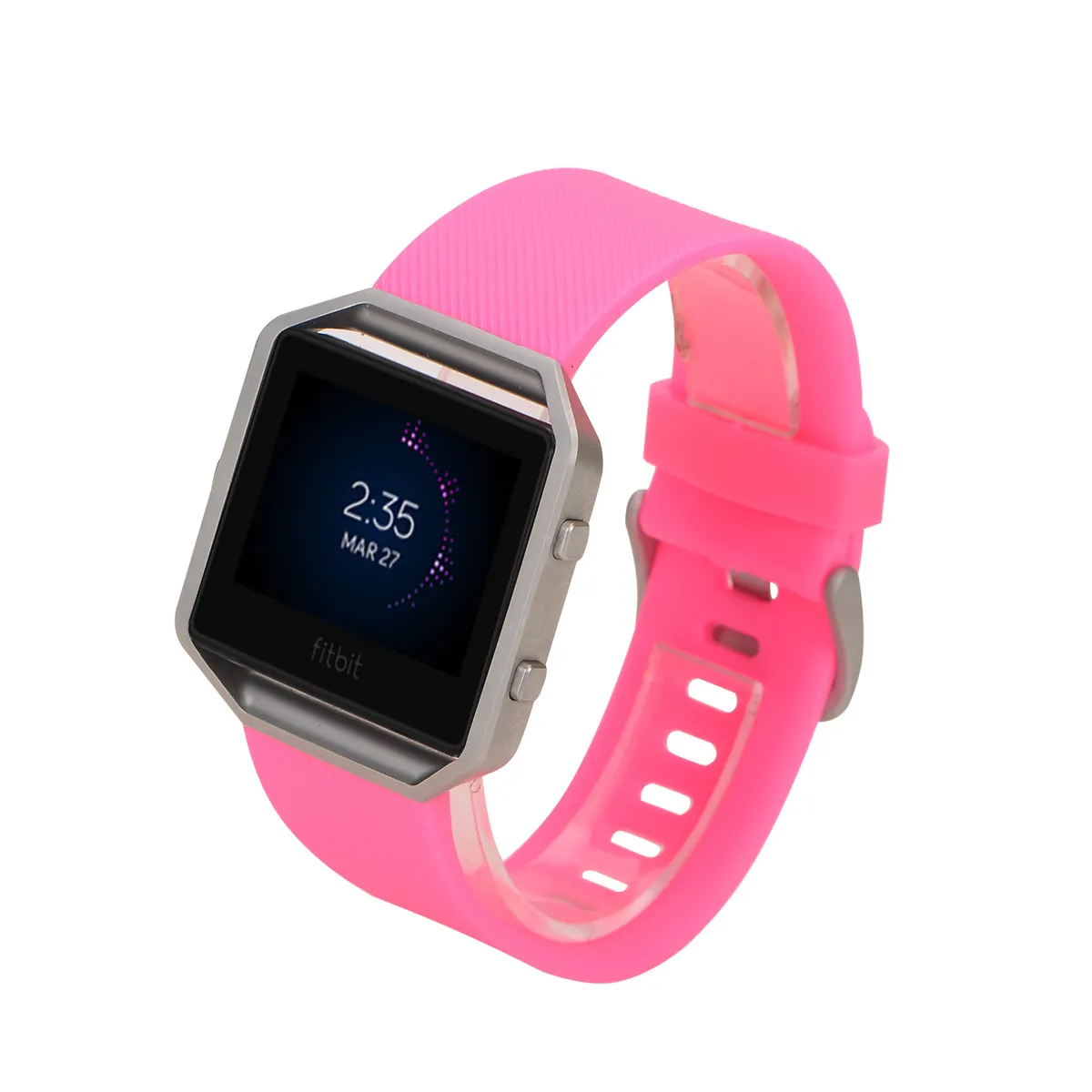 Billigaste Silicone Gummi WatchBand för Fitbit Blaze Smart Fitness Klockband Band Snabb Release Loop Wrist Belt Armband