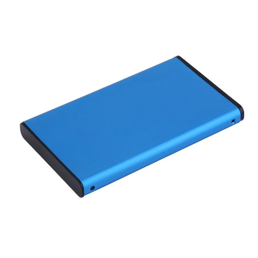 Blue/Black Super Speed ​​USB 3.0 HDD Hard Drive Extern kapsling 2,5 tum SATA HDD Case Box Mobilskiva 2.5 '' HD USB3.0