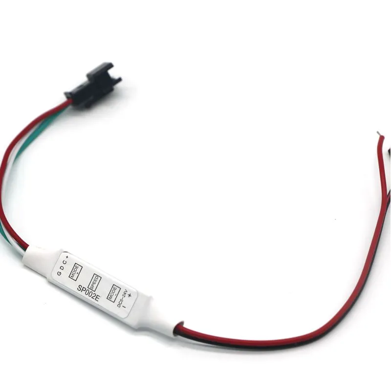 Led Mini Dreamcolor Controller Colorful Led DC5V 24V Mini RGB 3key LED Controller For 5050 WS2811 ...
