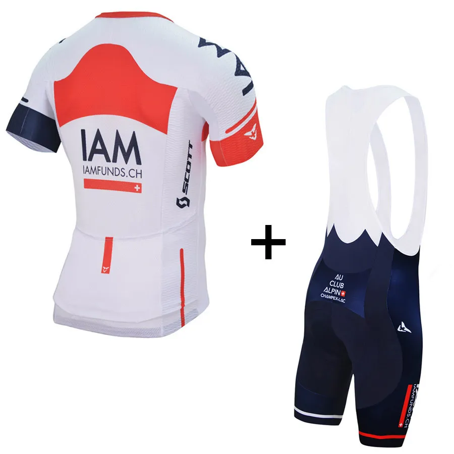 Mens Iam Gold Team Cycling Jersey 2024 Maillot Ciclismo Road Cykelkläder cykelcykelkläder D11