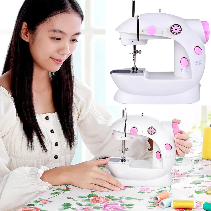 High Quality Sewing Machine Mini Electric Household DIY Handwork Sewing  Machine Dual Speed With Power Supply Small Household WX9 25 From Starhui,  $23.58