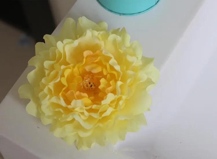 Artificial Flowers Silk Peony Flower Heads Wedding Party Decoration ...