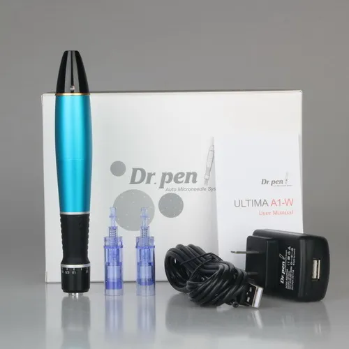 NUEVO Dr.pen Pluma de microaguja recargable Derma Lifting facial Pluma de piel Dr Pen Longitud de aguja ajustable inalámbrica 0,25 mm-3,0 mm