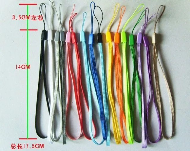 Hot Nylon Hand Wrist Phone Lanyard Strap For Camera USB Flash Drives Key ID Badge Keychain Name Tag Cell Phones Holder