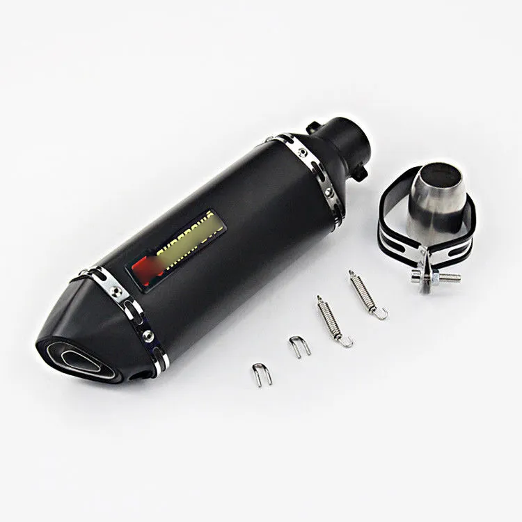 Pour CB400 CB600 CBR600 CBR1000 YZF FZ400 Z750 YZF600 tuyau de silencieux d'échappement de moto modifié 38-51mm système de silencieux de queue